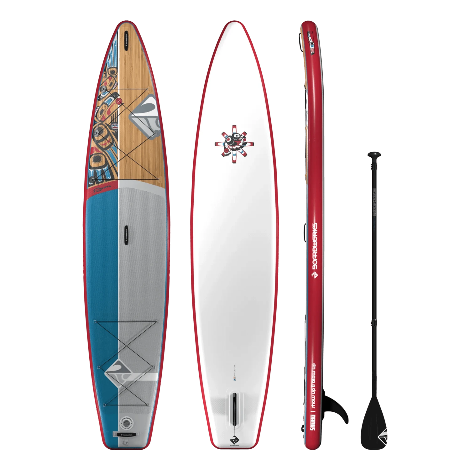 Shubu Raven 12'6" Inflatable Paddle Board 3 Shubu Raven 12'6" Inflatable Paddle Board